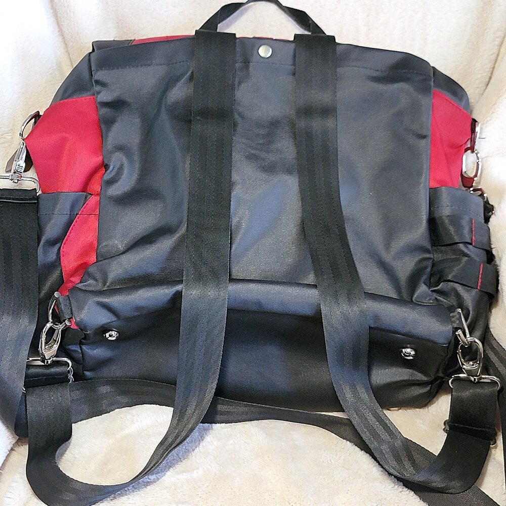 Rare Marvel Deadpool Convertible Backpack / Messe… - image 6